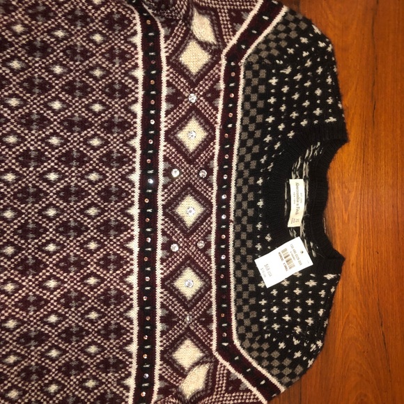 Long sleeve sweater with jewels - Picture 2 of 2